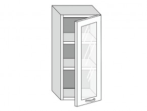 19.40.3 Шкаф настенный (h=913) на 400мм с 1-ой стекл. дверцей в Когалыме - kogalym.магазин96.com | фото