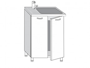 2.60.2м Шкаф-стол на 600мм под врезную мойку с 2-мя дверцами в Когалыме - kogalym.магазин96.com | фото