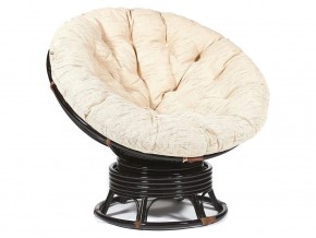 Кресло-качалка Papasan w 23/01 B с подушкой Antique brown, ткань Старт в Когалыме - kogalym.магазин96.com | фото