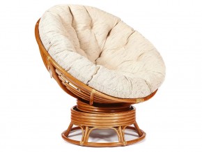 Кресло-качалка Papasan w 23/01 B с подушкой Cognac, ткань Старт в Когалыме - kogalym.магазин96.com | фото