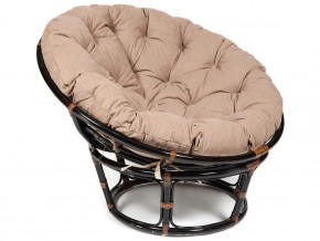 Кресло Papasan 23/01 W с подушкой Antique brown, экошерсть Коричневый в Когалыме - kogalym.магазин96.com | фото