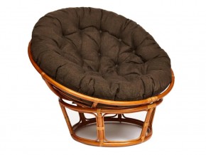 Кресло Papasan 23/01 W с подушкой Cognac, ткань Коричневый в Когалыме - kogalym.магазин96.com | фото