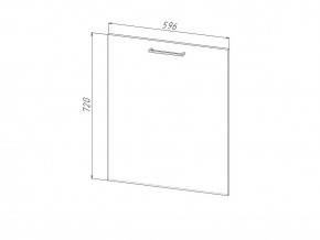 П 60 Комплект для посудомоечной машины 600 мм (цоколь + фасад) ЛДСП в Когалыме - kogalym.магазин96.com | фото